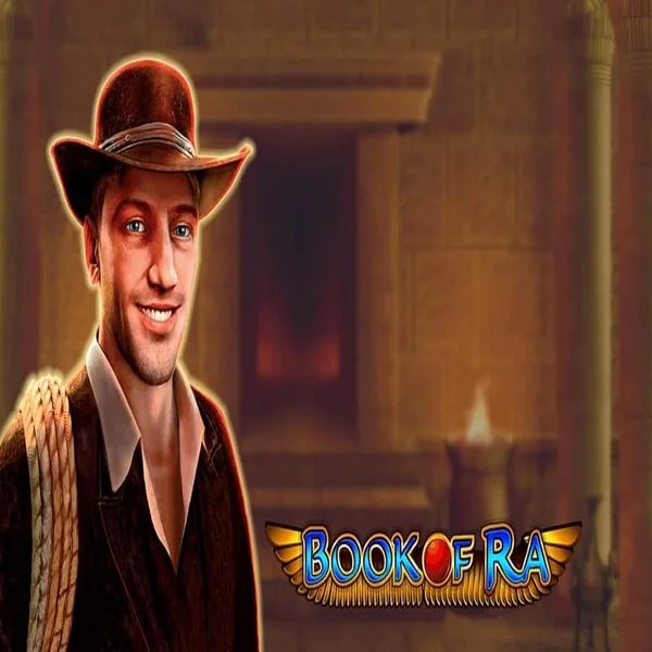 Book of Ra online game logo by Greentube on lirasspins.pl