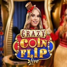 Live Casino logo of Crazy Coin Flip from Evolution at LiraSpin Casino