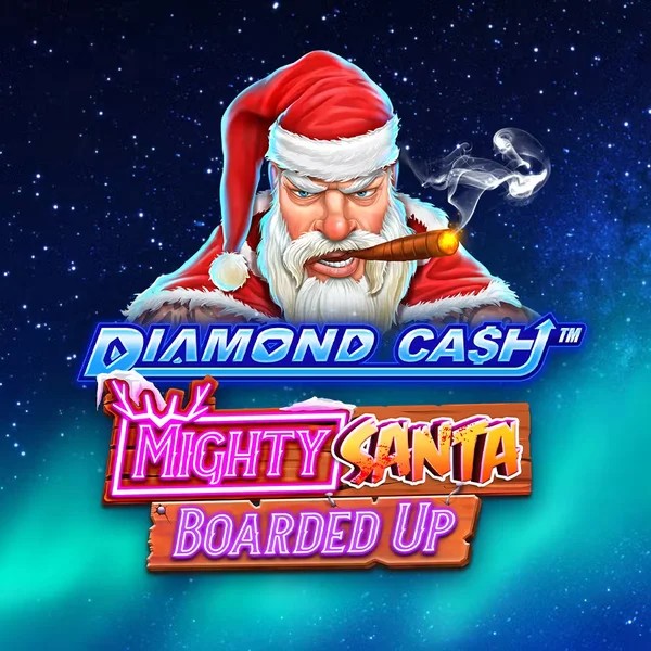Diamond Cash Mighty Santa Boarded Up logo by Greentube at LiraSpin Casino