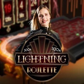 Enjoy Lightning Roulette by Evolution – logo hosted on lirasspins.pl