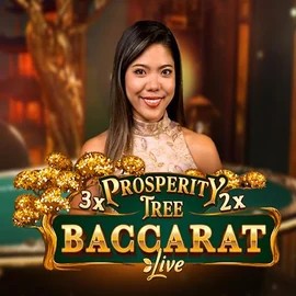 Official Live Casino logo: Prosperity Tree Baccarat by Evolution at LiraSpin Casino