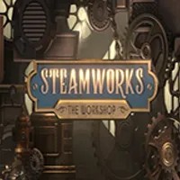Official Slots logo: Steamworks The Workshop by Peter & Sons at LiraSpin Casino