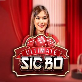 Ultimate Sic Bo slot logo by Ezugi at LiraSpin Casino